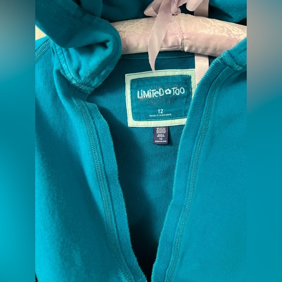 Limited Too Vibrant Blue Kids Hoodie - Picture 6 of 11